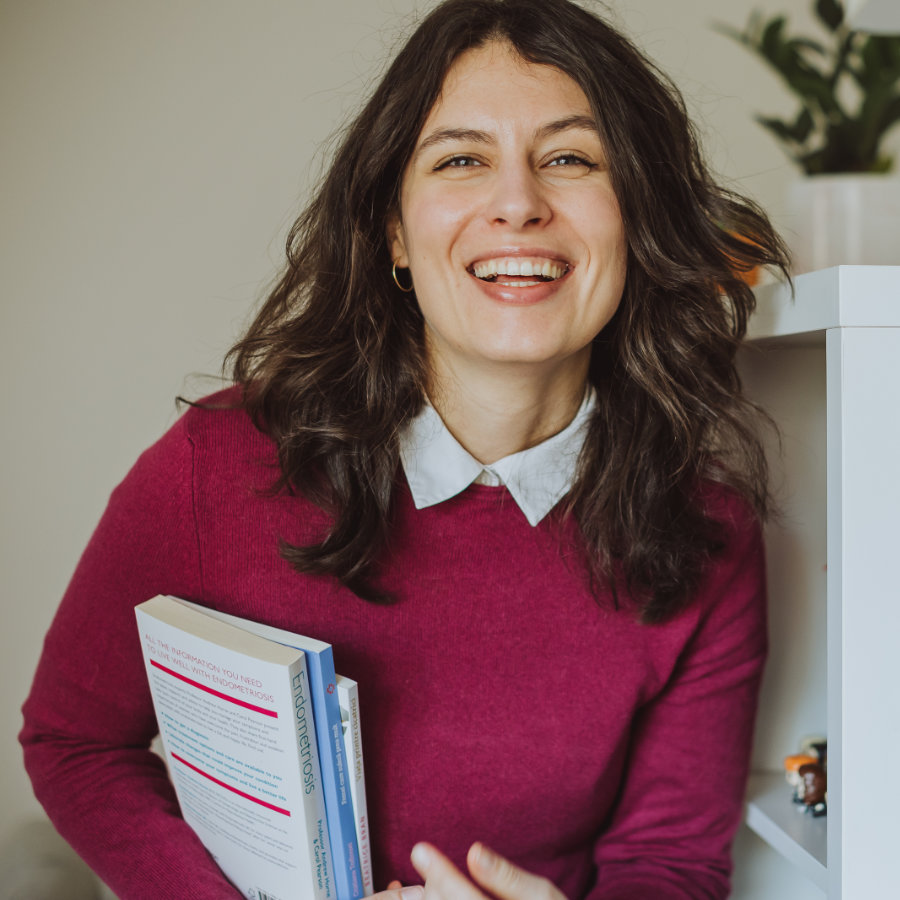 Patricia struggling with the bread